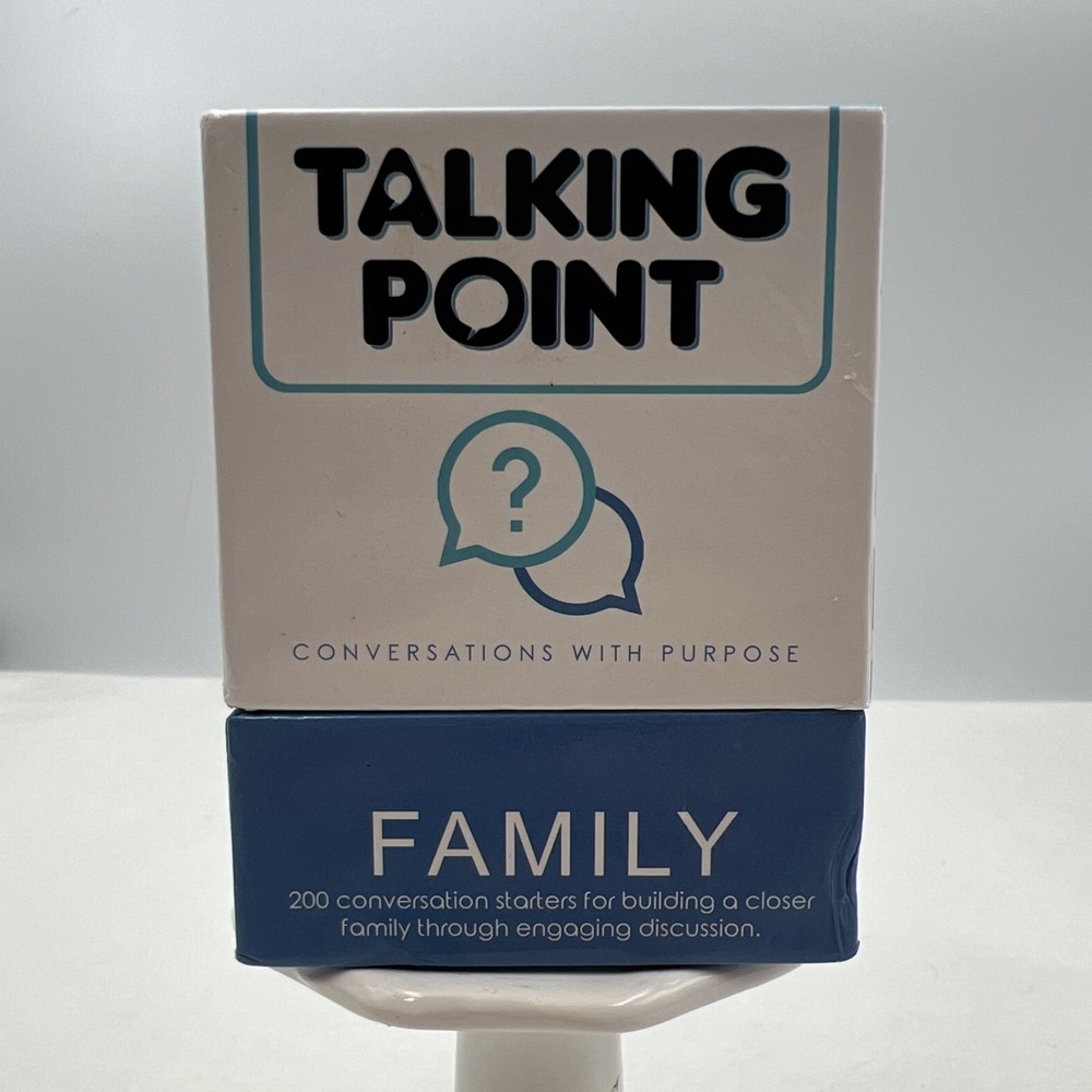 Talking Point Family Edition 200 Cards To Create Conversation‎ With Purpose New